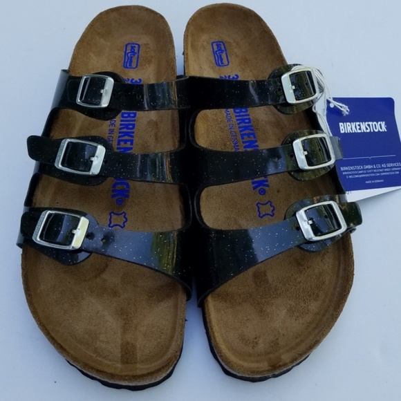 Birkenstock Shoes - Birkenstock Florida Magic Galaxy Black 36